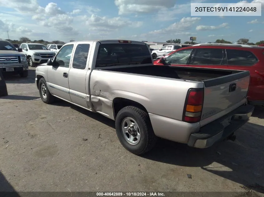 2004 GMC Sierra 1500 Sle VIN: 2GTEC19V141224048 Lot: 40642889