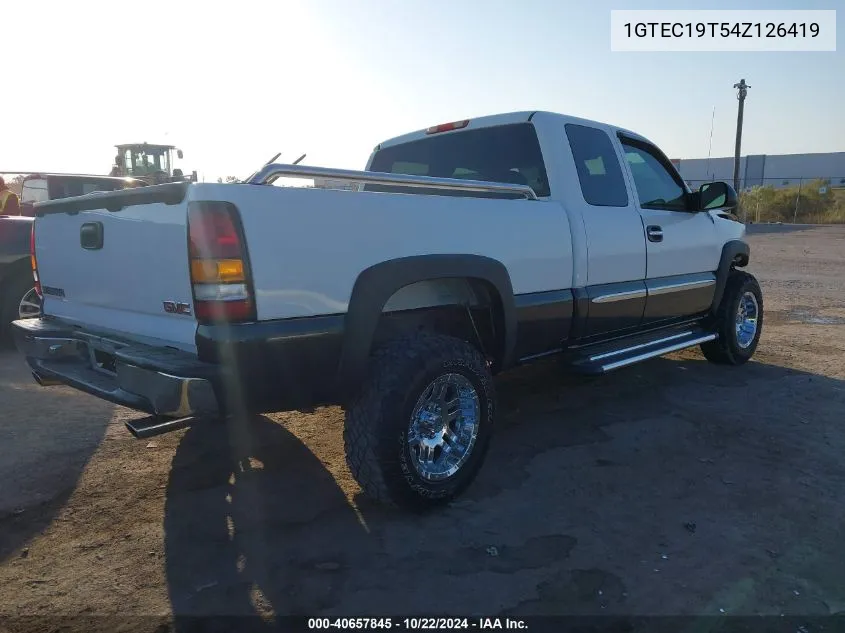 1GTEC19T54Z126419 2004 GMC Sierra 1500 Sle