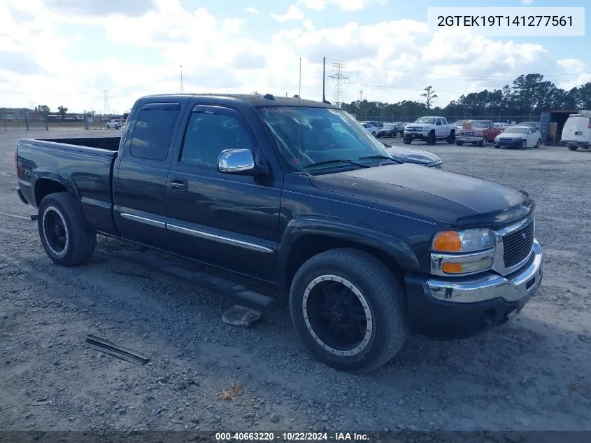 2004 GMC Sierra 1500 Sle VIN: 2GTEK19T141277561 Lot: 40663220