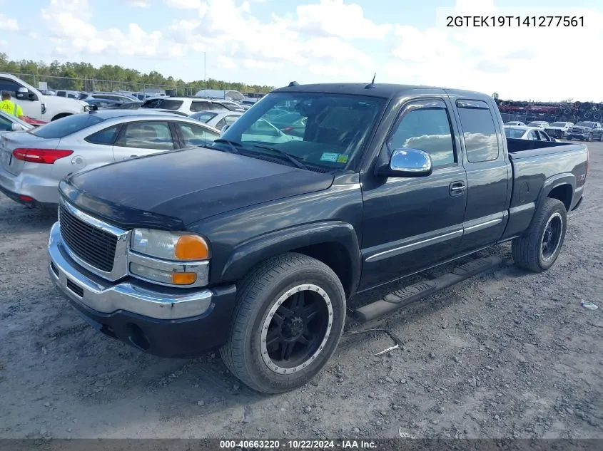 2004 GMC Sierra 1500 Sle VIN: 2GTEK19T141277561 Lot: 40663220