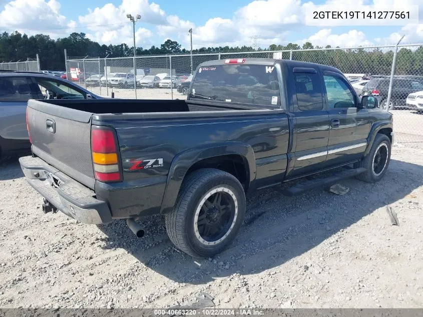 2004 GMC Sierra 1500 Sle VIN: 2GTEK19T141277561 Lot: 40663220