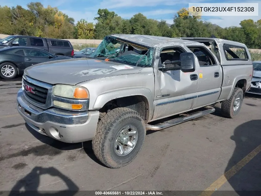 2004 GMC Sierra 2500 Sle VIN: 1GTGK23UX4F152308 Lot: 40665681