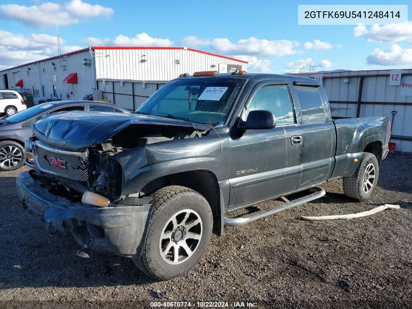 2004 GMC Sierra 1500 Denali VIN: 2GTFK69U541248414 Lot: 40670774