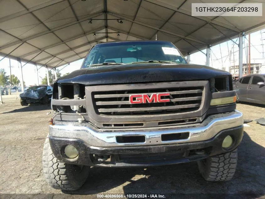 2004 GMC Sierra 2500Hd Slt VIN: 1GTHK23G64F203298 Lot: 40696568