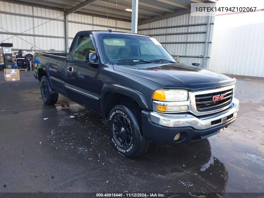 1GTEK14T94Z102067 2004 GMC Sierra 1500 Sle