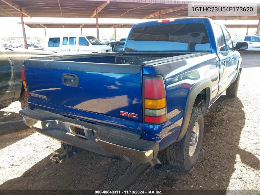 2004 GMC Sierra 2500Hd Sle VIN: 1GTHC23U54F173620 Lot: 40840311