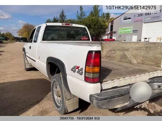 2005 GMC Sierra K2500 Heavy Duty VIN: 1GTHK29U65E142975 Lot: 30047750