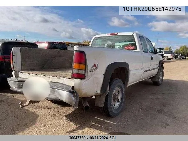 2005 GMC Sierra K2500 Heavy Duty VIN: 1GTHK29U65E142975 Lot: 30047750