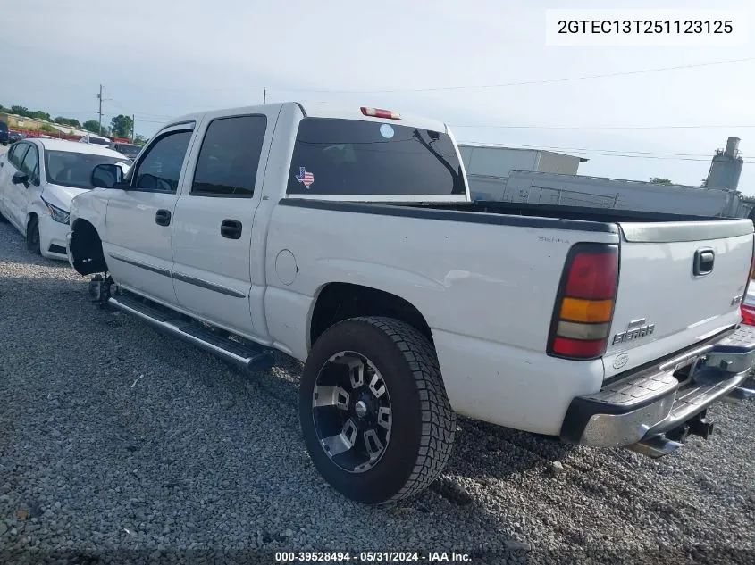 2005 GMC Sierra 1500 Sle VIN: 2GTEC13T251123125 Lot: 39528494