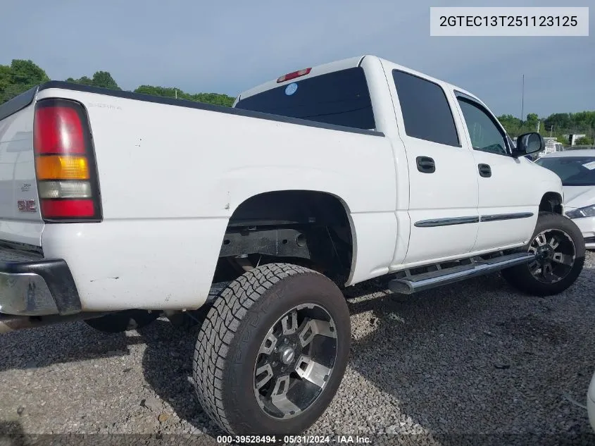 2005 GMC Sierra 1500 Sle VIN: 2GTEC13T251123125 Lot: 39528494