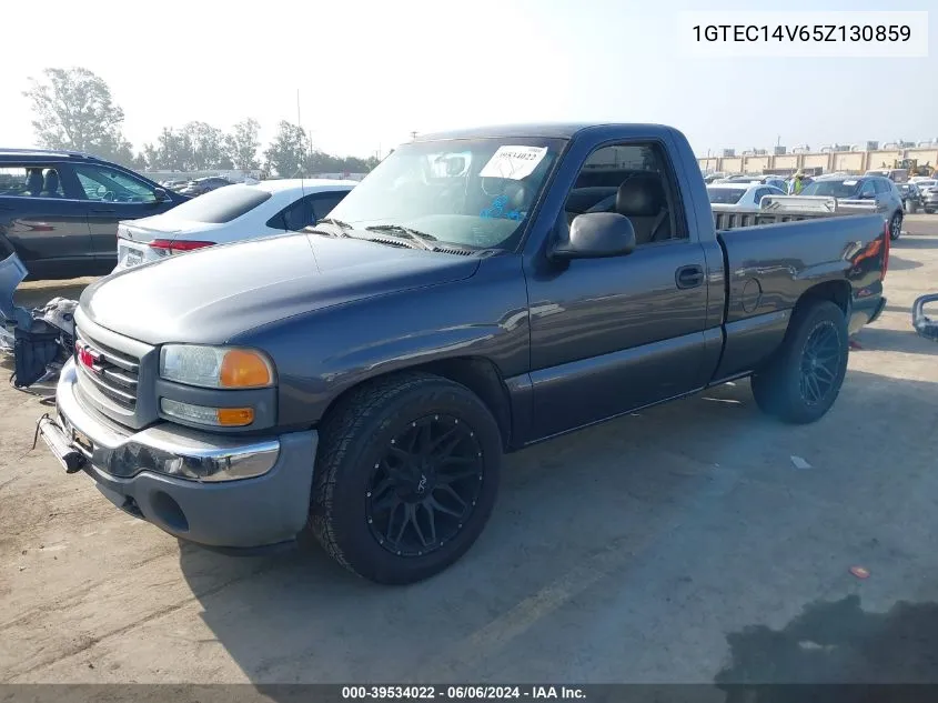 2005 GMC Sierra 1500 Work Truck VIN: 1GTEC14V65Z130859 Lot: 39534022