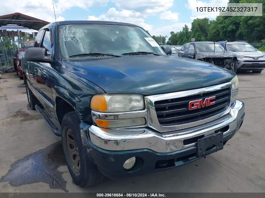 2005 GMC Sierra 1500 Sle VIN: 1GTEK19Z45Z327317 Lot: 39618684