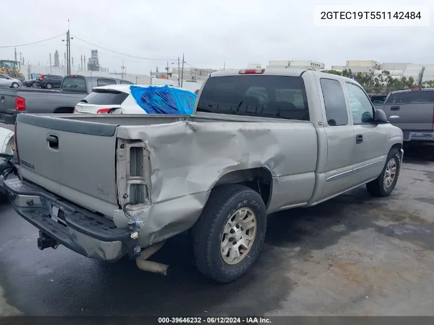 2005 GMC Sierra 1500 Sle VIN: 2GTEC19T551142484 Lot: 39646232