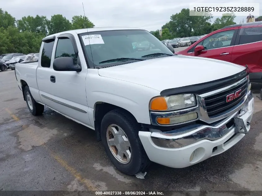 2005 GMC Sierra 1500 Sle VIN: 1GTEC19Z35Z328889 Lot: 40027338