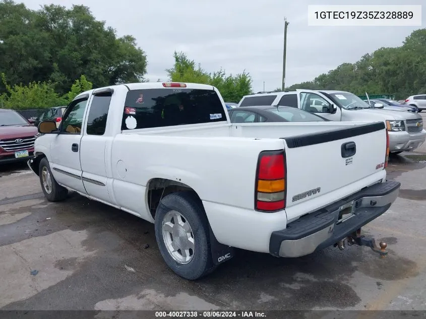 2005 GMC Sierra 1500 Sle VIN: 1GTEC19Z35Z328889 Lot: 40027338