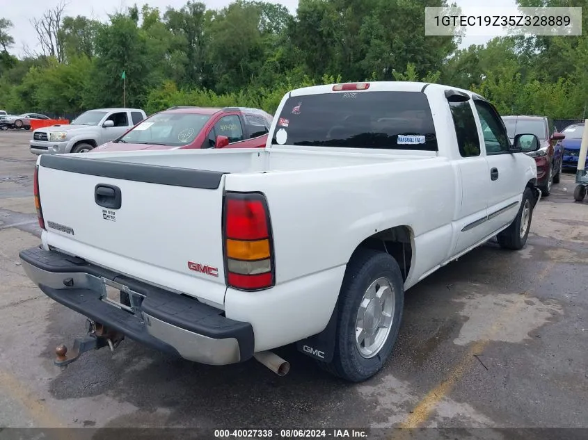 2005 GMC Sierra 1500 Sle VIN: 1GTEC19Z35Z328889 Lot: 40027338