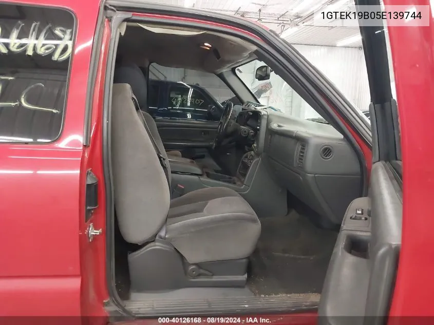 1GTEK19B05E139744 2005 GMC Sierra 1500 Sle