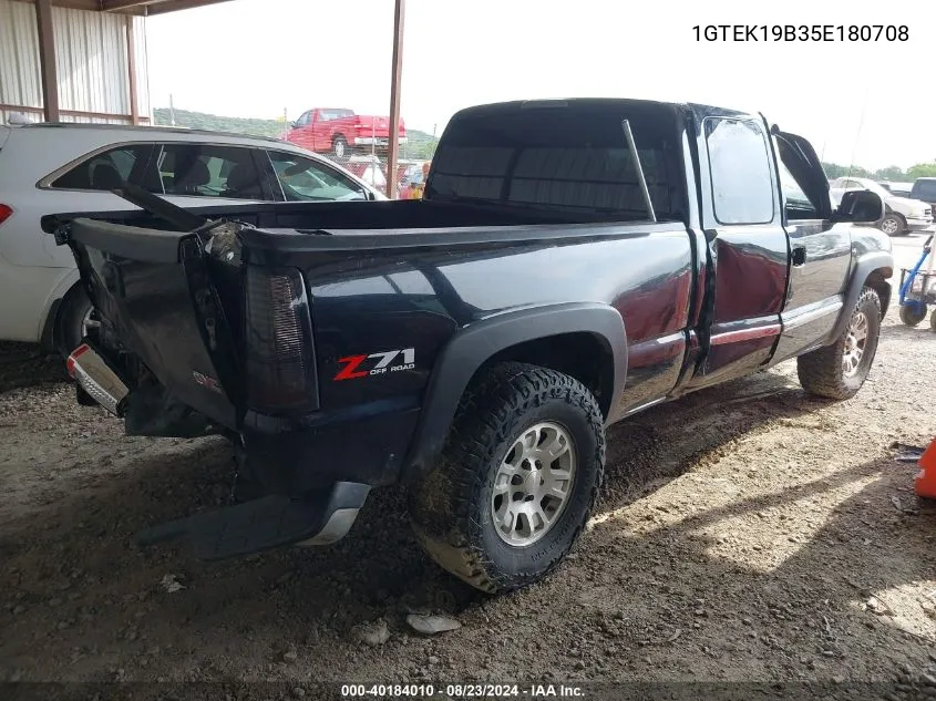 1GTEK19B35E180708 2005 GMC Sierra 1500 Slt