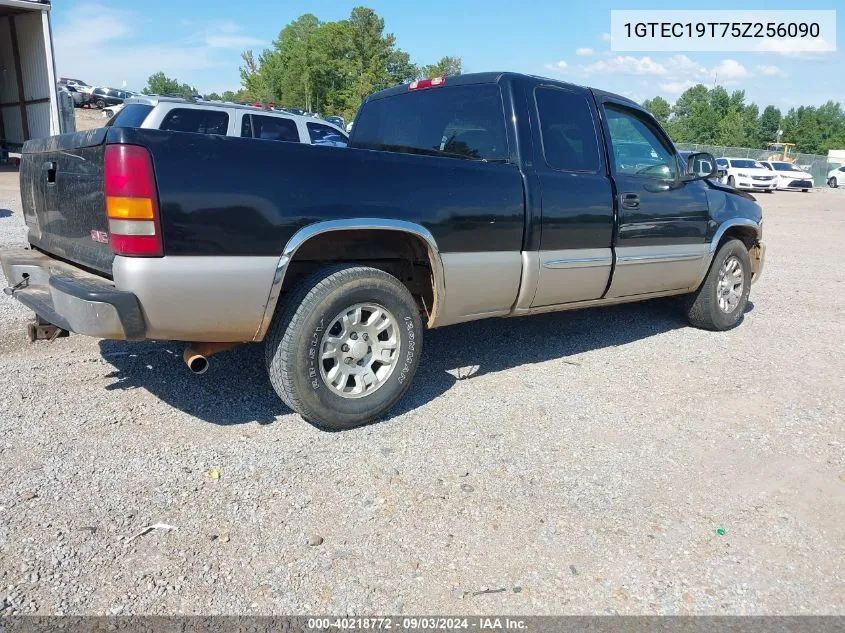 2005 GMC Sierra 1500 Sle VIN: 1GTEC19T75Z256090 Lot: 40218772