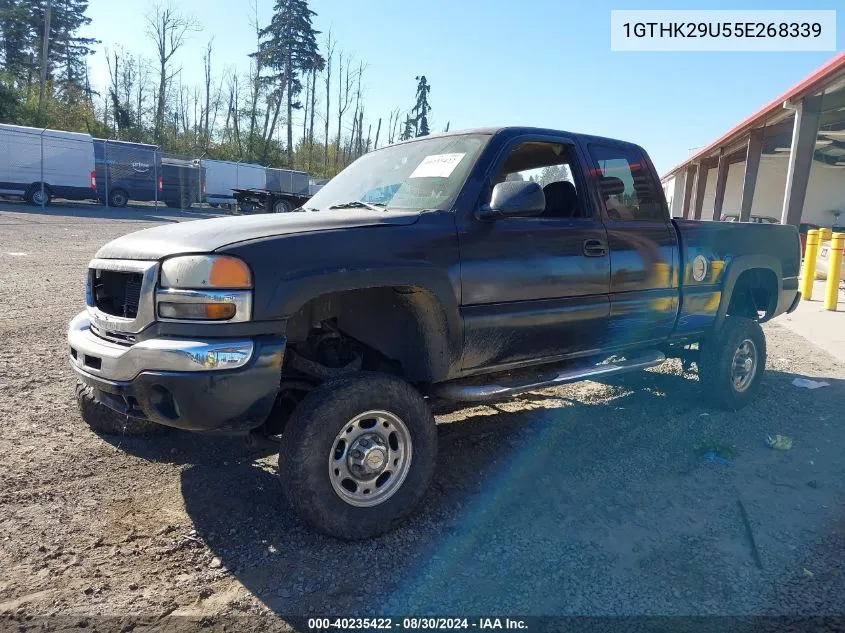 2005 GMC Sierra 2500Hd Sle VIN: 1GTHK29U55E268339 Lot: 40235422