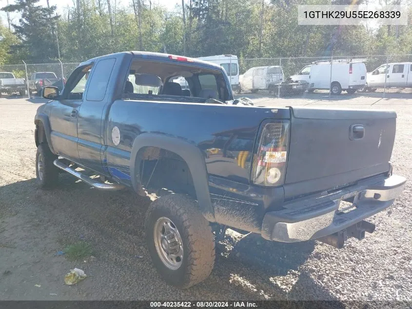 2005 GMC Sierra 2500Hd Sle VIN: 1GTHK29U55E268339 Lot: 40235422