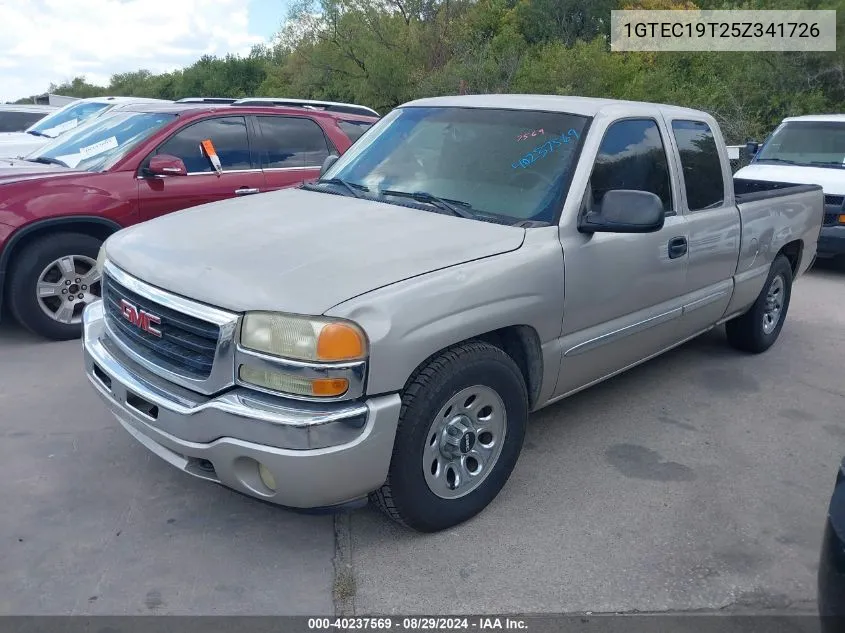 2005 GMC Sierra 1500 Sle VIN: 1GTEC19T25Z341726 Lot: 40237569