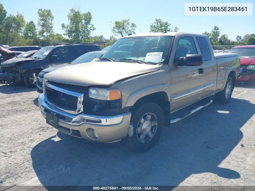 2005 GMC Sierra 1500 Sle VIN: 1GTEK19B65E283461 Lot: 40275841