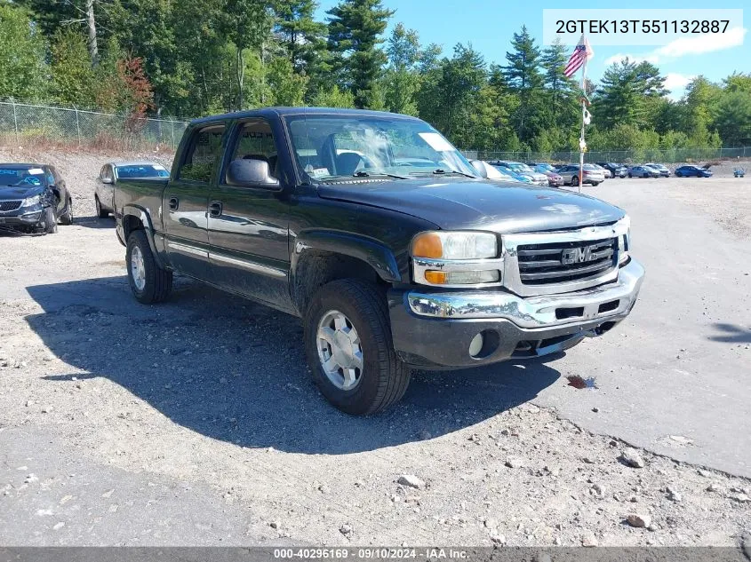 2005 GMC Sierra 1500 Sle VIN: 2GTEK13T551132887 Lot: 40296169