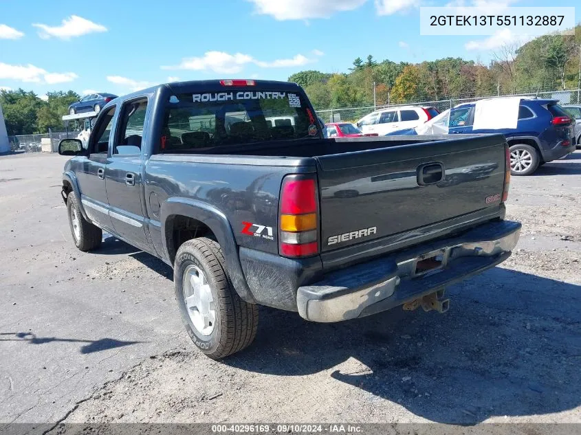 2005 GMC Sierra 1500 Sle VIN: 2GTEK13T551132887 Lot: 40296169