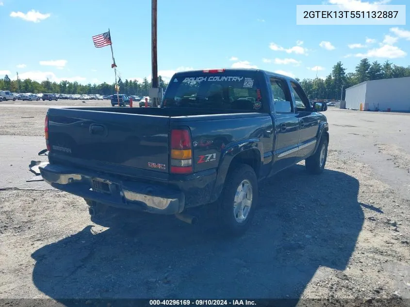 2005 GMC Sierra 1500 Sle VIN: 2GTEK13T551132887 Lot: 40296169