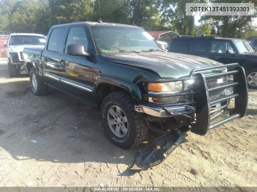 2005 GMC New Sierra K1500 VIN: 2GTEK13T451393301 Lot: 40308142