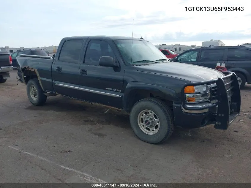 2005 GMC Sierra 1500Hd Slt VIN: 1GTGK13U65F953443 Lot: 40311147