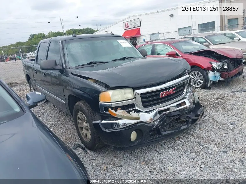 2005 GMC Sierra 1500 Sle VIN: 2GTEC13T251128857 Lot: 40343612