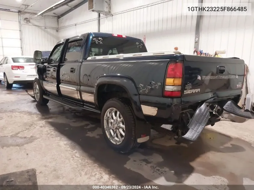 2005 GMC Sierra 2500Hd Slt VIN: 1GTHK23225F866485 Lot: 40345362