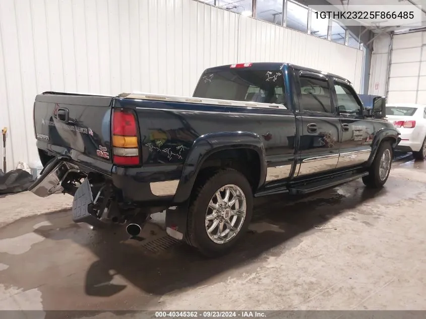 2005 GMC Sierra 2500Hd Slt VIN: 1GTHK23225F866485 Lot: 40345362