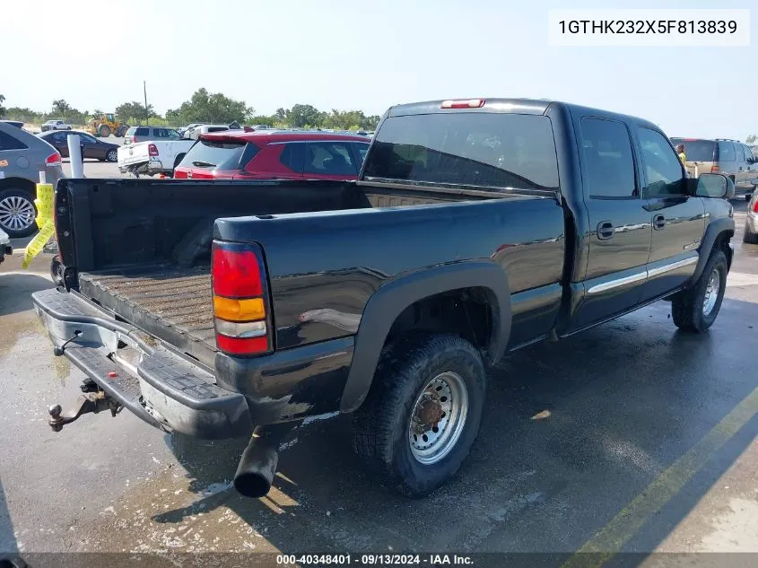 2005 GMC Sierra 2500Hd Sle VIN: 1GTHK232X5F813839 Lot: 40348401