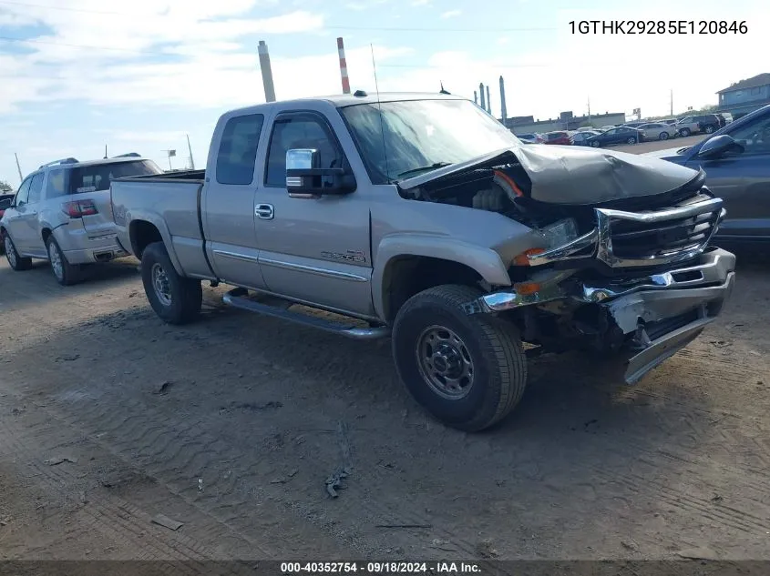 2005 GMC Sierra 2500Hd Slt VIN: 1GTHK29285E120846 Lot: 40352754