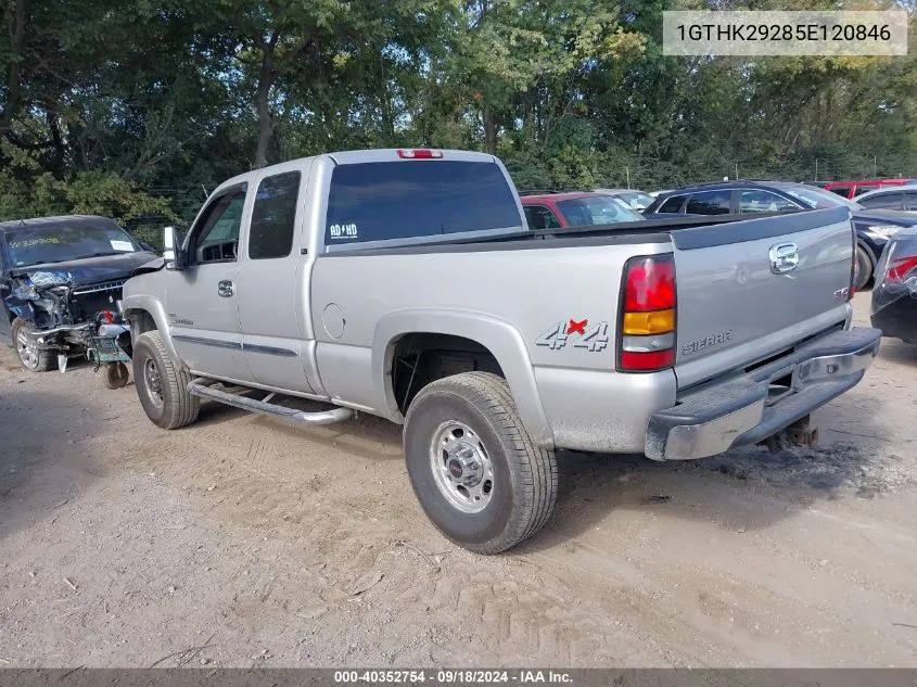 2005 GMC Sierra 2500Hd Slt VIN: 1GTHK29285E120846 Lot: 40352754