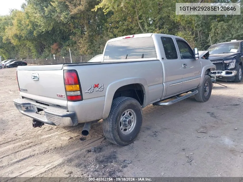 2005 GMC Sierra 2500Hd Slt VIN: 1GTHK29285E120846 Lot: 40352754