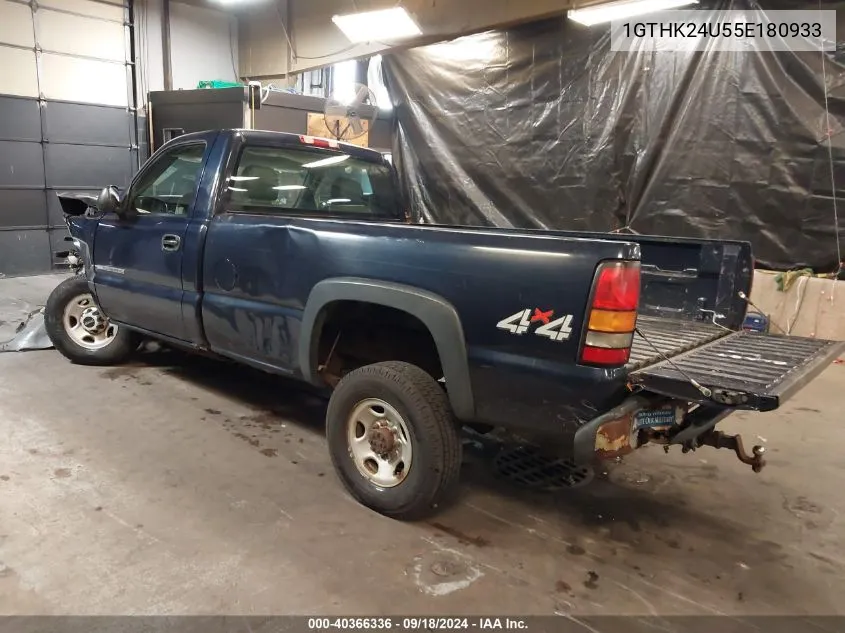 1GTHK24U55E180933 2005 GMC Sierra 2500Hd Work Truck