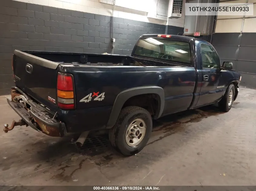 1GTHK24U55E180933 2005 GMC Sierra 2500Hd Work Truck