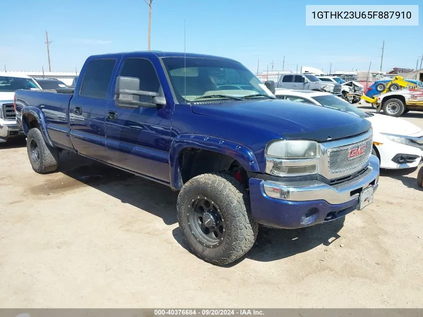 2005 GMC Sierra 2500Hd Sle VIN: 1GTHK23U65F887910 Lot: 40376684