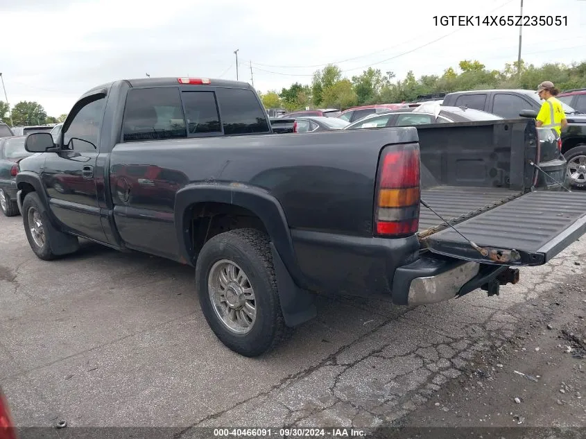 2005 GMC Sierra 1500 Work Truck VIN: 1GTEK14X65Z235051 Lot: 40466091