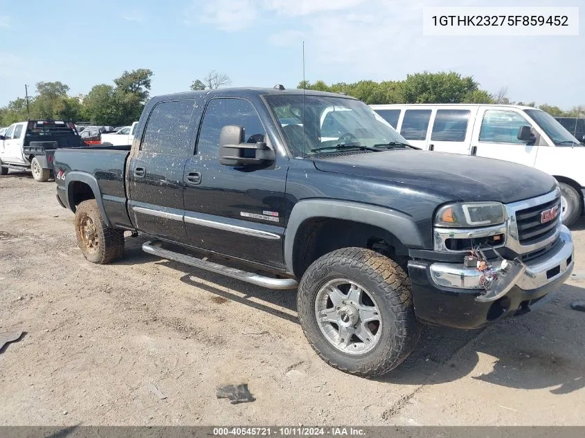 2005 GMC Sierra 2500Hd Slt VIN: 1GTHK23275F859452 Lot: 40545721