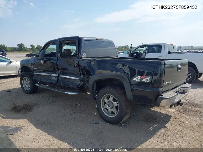 2005 GMC Sierra 2500Hd Slt VIN: 1GTHK23275F859452 Lot: 40545721