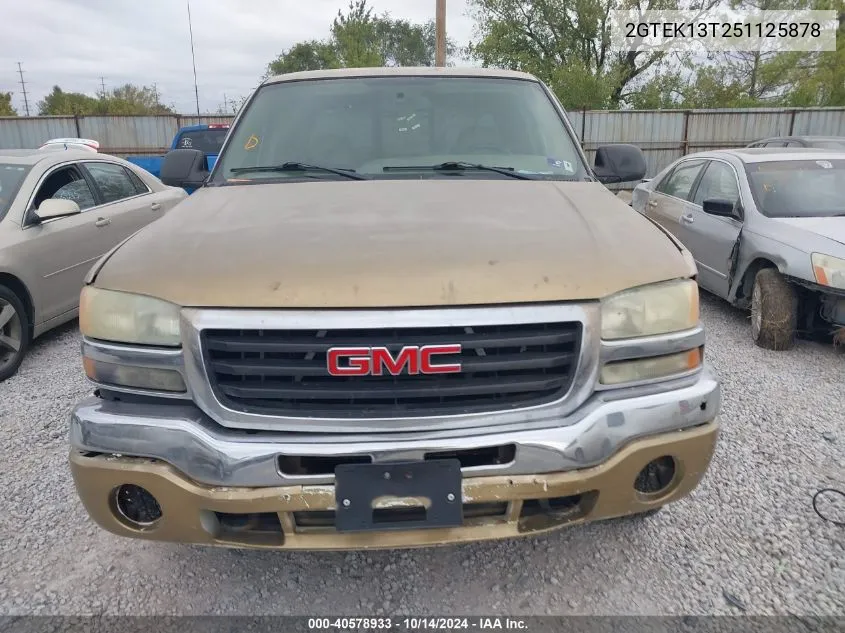 2GTEK13T251125878 2005 GMC Sierra 1500 Sle