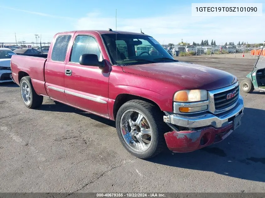 2005 GMC Sierra 1500 Sle VIN: 1GTEC19T05Z101090 Lot: 40679355