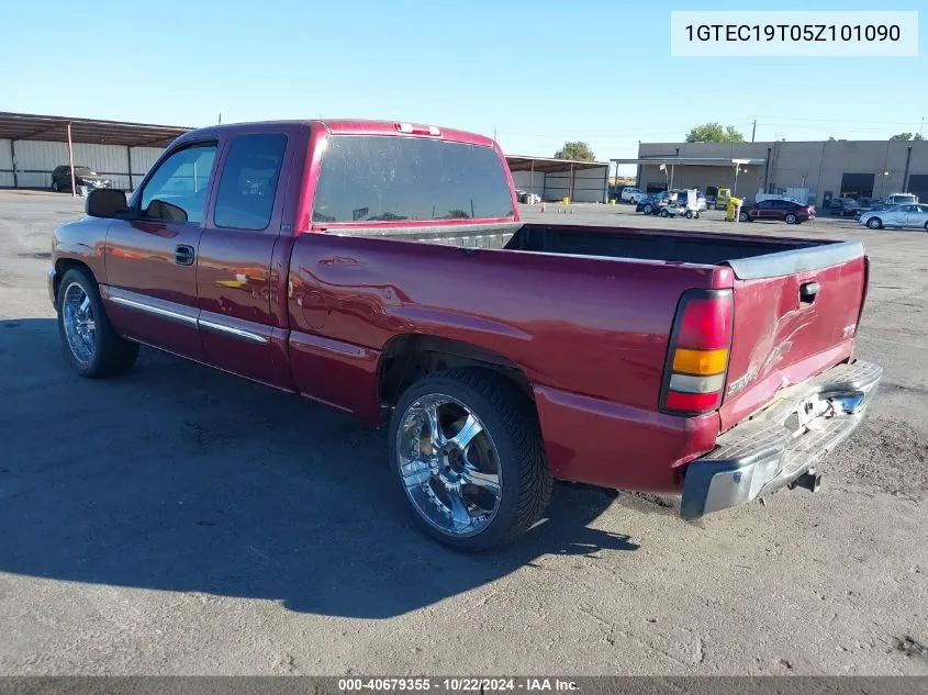 2005 GMC Sierra 1500 Sle VIN: 1GTEC19T05Z101090 Lot: 40679355