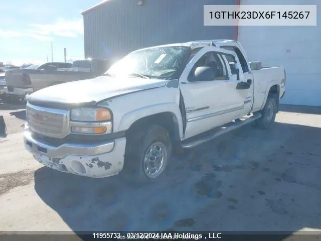 1GTHK23DX6F145267 2006 GMC Sierra 2500Hd