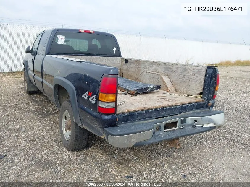 1GTHK29U36E176471 2006 GMC Sierra 2500Hd